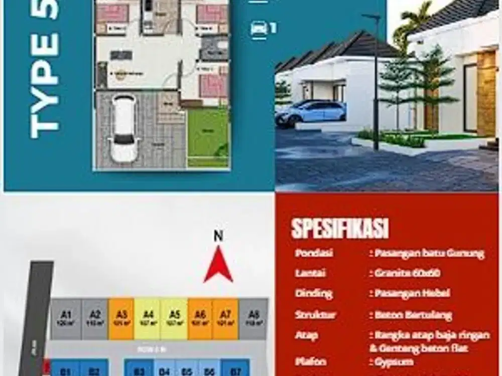 CLUSTER EKSKLUSIF BANGUNJIWO AKSES MUDAH KE MALIOBORO JOGJA