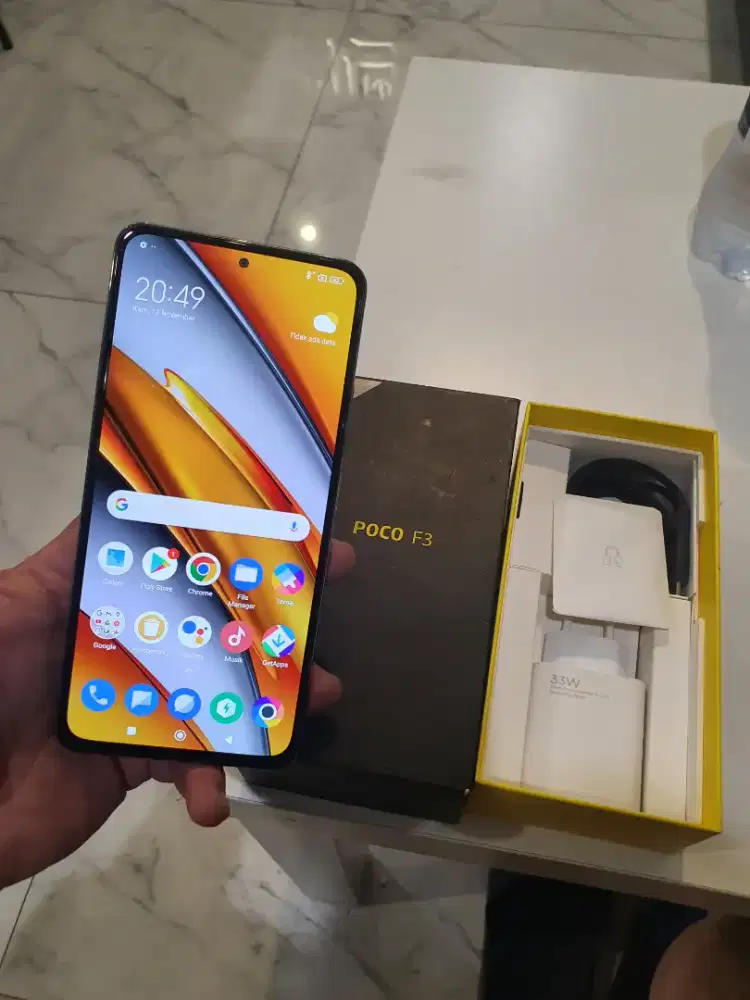 Dijual Poco F3 8/256 Fullset Resmi Normal Siap pakai Murah ja
