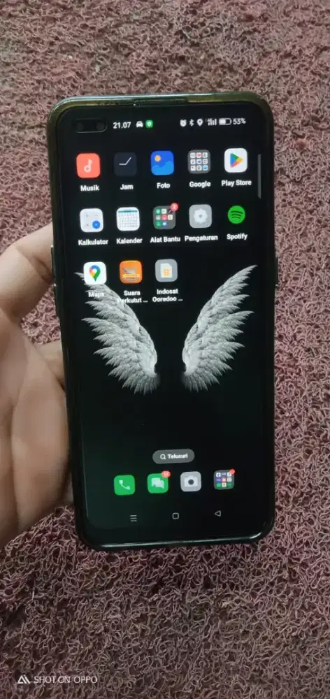 Oppo reno 4F ram 8/128gb (masih perawan)