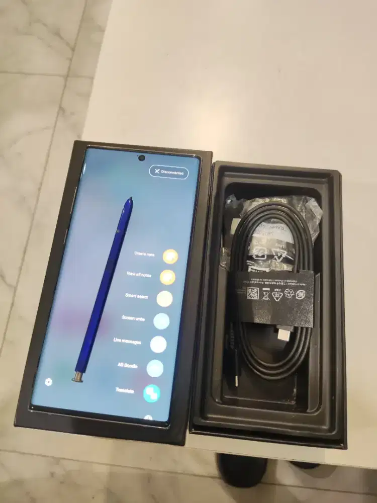 Dijual Samsung Note 10+ 5G 12/512 Inter Fullset Normal.