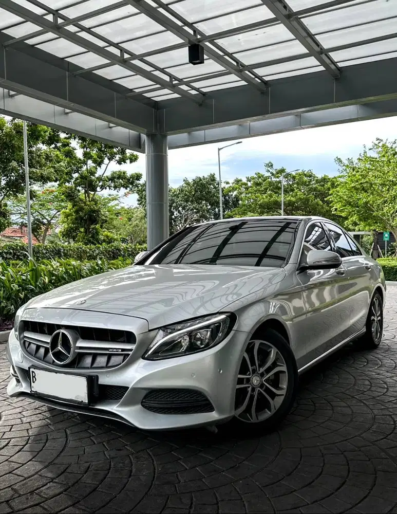 Mercedes Benz C 200 W 205 AVG 2015 Grey Abu 2016 2014 Jual Cepat BU