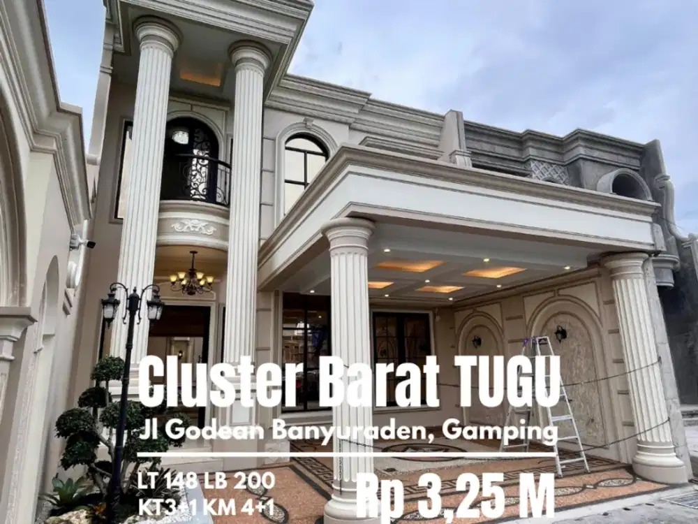 Rumah Mewah dengan Privat Pool Model cluster