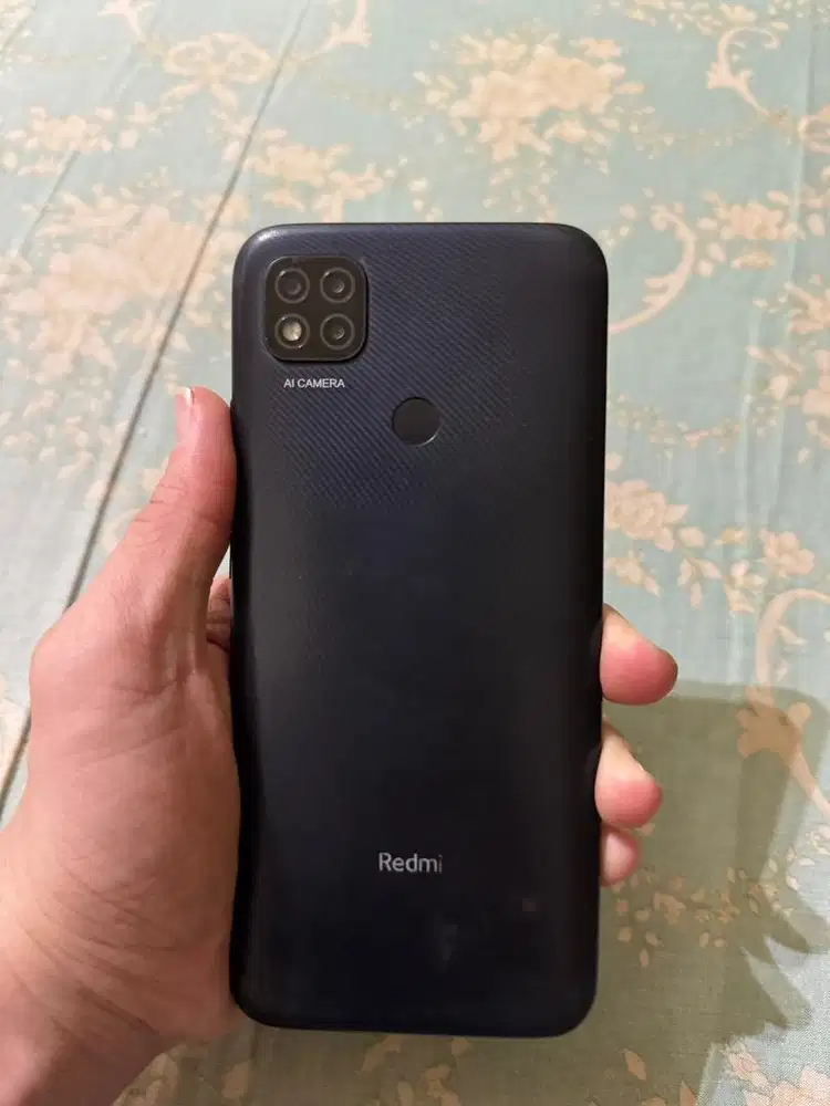 Jual HP redmi 9C hitam kondisi bagus