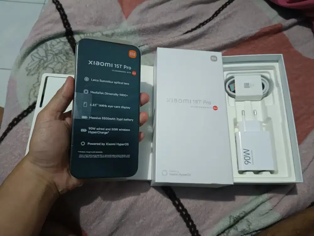 Xiaomi 15T Pro 5G Ram 12/512GB Fullset Garansi Penuh
