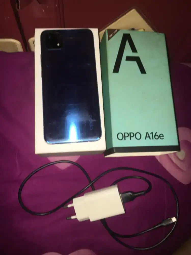 Jual hp Oppo a16e fullset no minus bu
