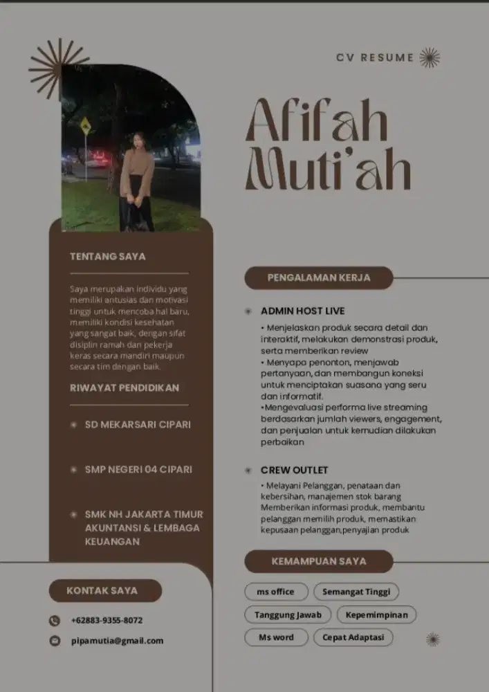 INFO LOWONGAN PEKERJAAN