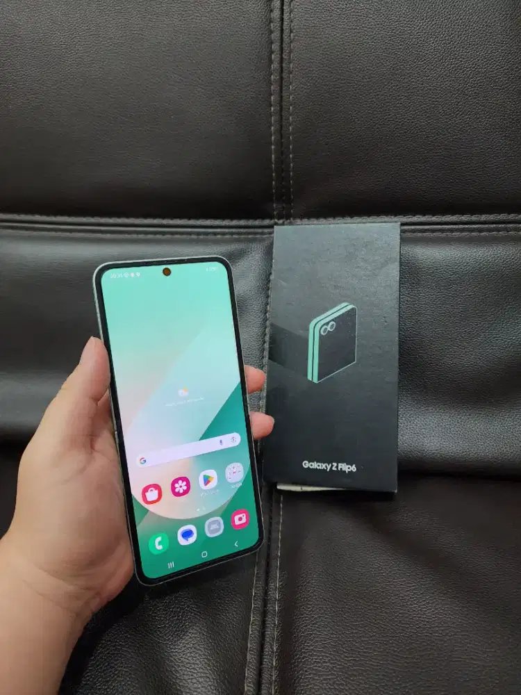 samsung z flip 6 12/256gb mulus fullset ex garansi resmi