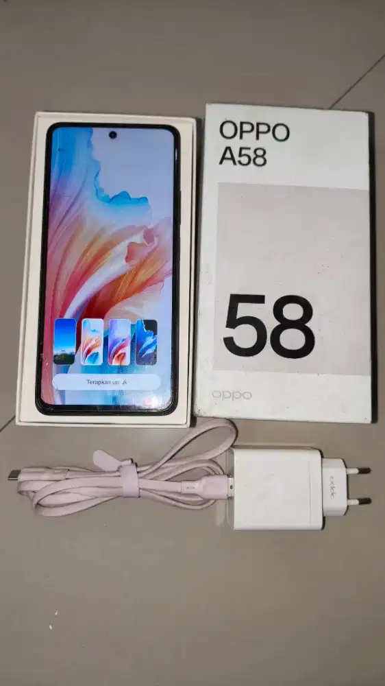 DIJUAL HP OPPO A58 FULL SET, NORMAL