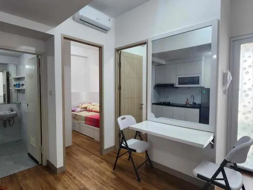 disewakan 2 bedroom full furnish lowzone ada ac dan water heater