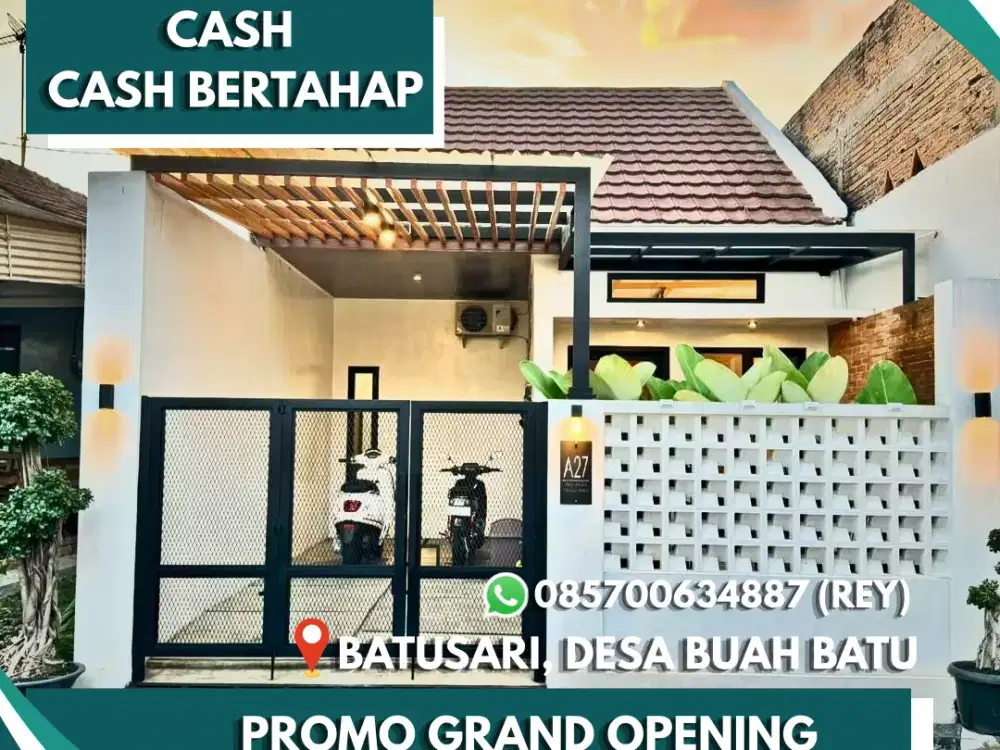 8. harga promo grand opening rumah di buah batu mulai 155 juta