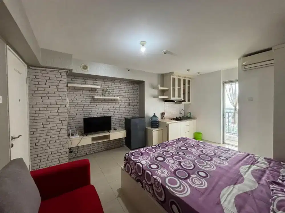 SEWA APARTEMEN BASURA TIPE STUDIO FURNISH DIATAS MALL