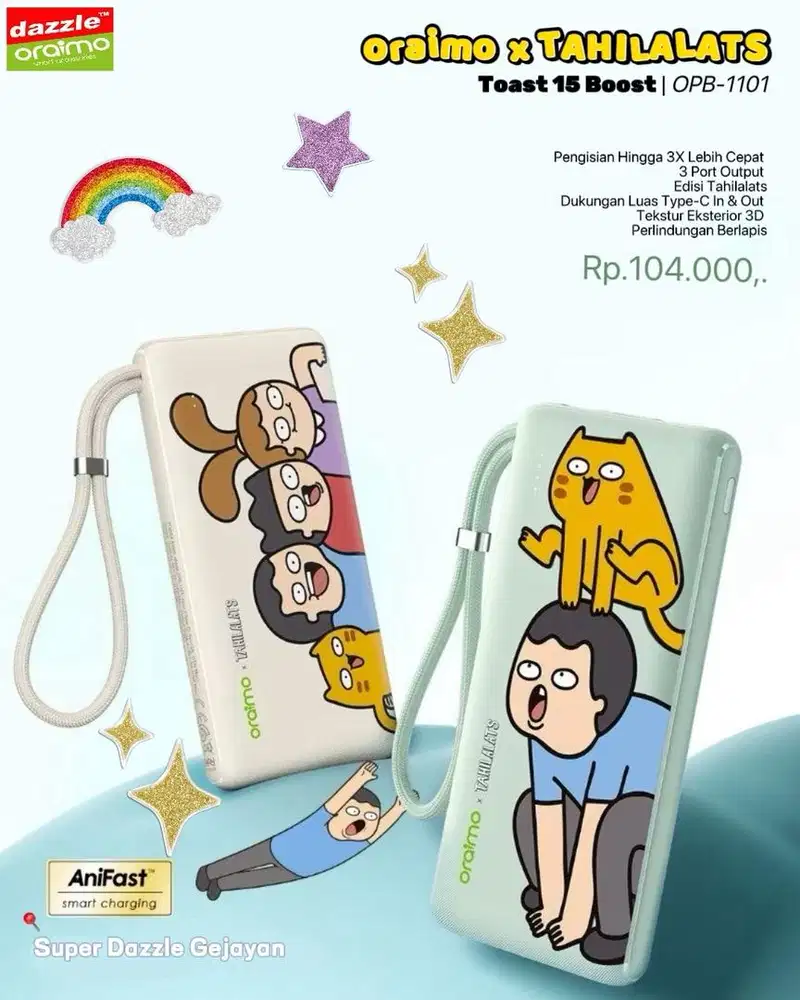 Promo Powerbank Oraimo x Tahilalats OPB-1101