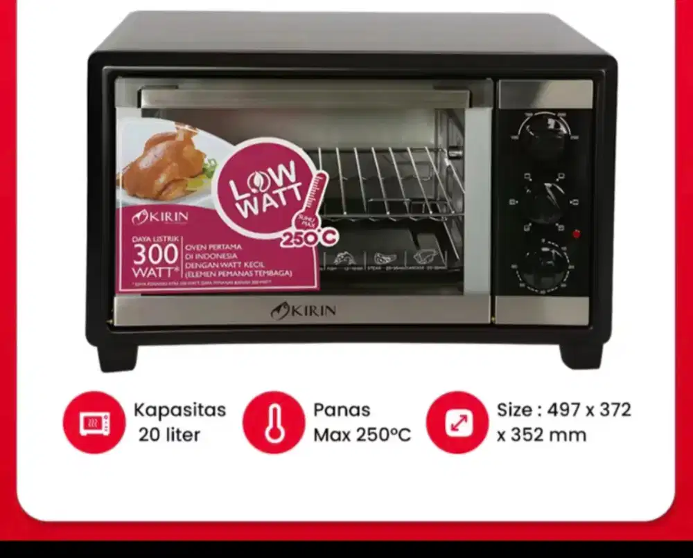 Oven KIRIN KBO 200 RAB