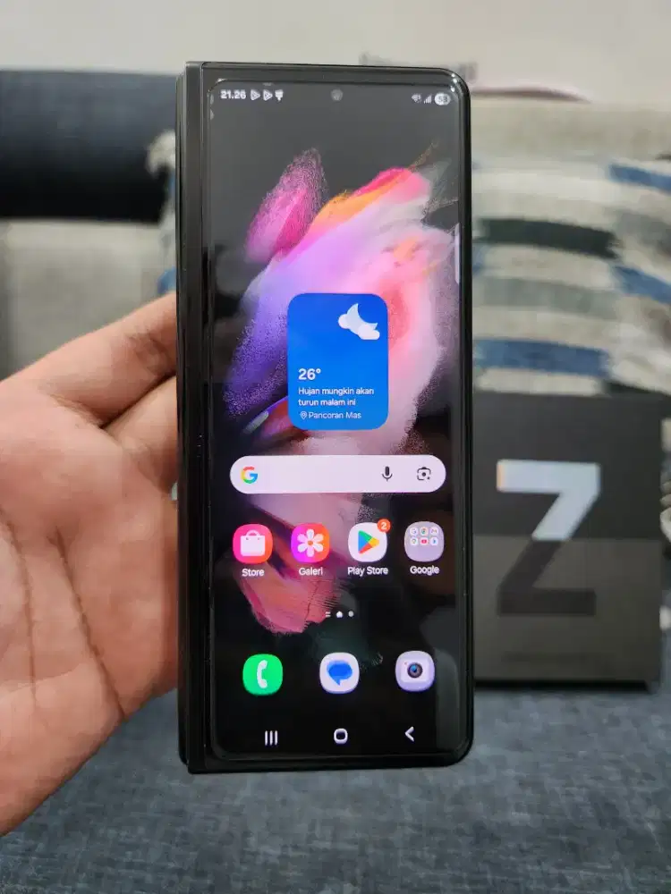 Samsung z fold 3 5g 12/512 mulus no minus