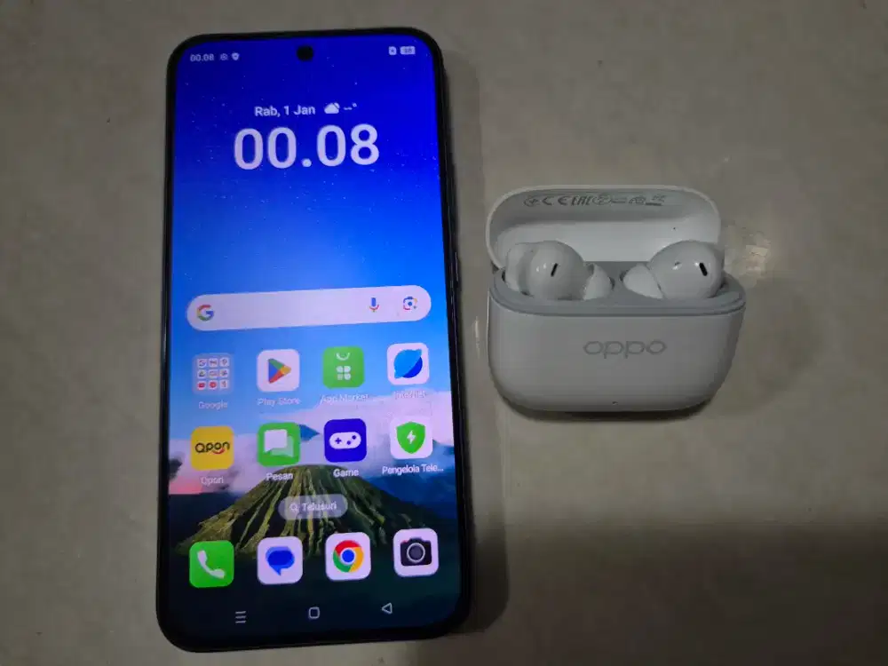 DIJUAL OPPO A6 PRO 5G  8/256 MULUS LIKE NEW + BONUS TWS OPPO ORIGINAL