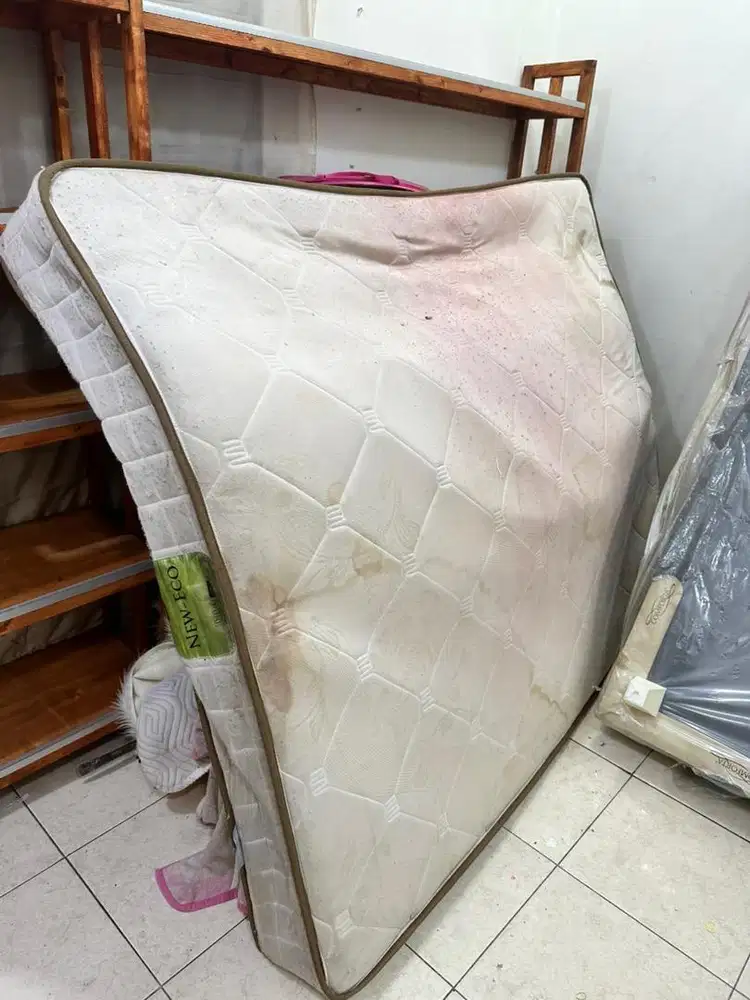 dijual cepat kasur springbed new eco deluxe airland 160x200