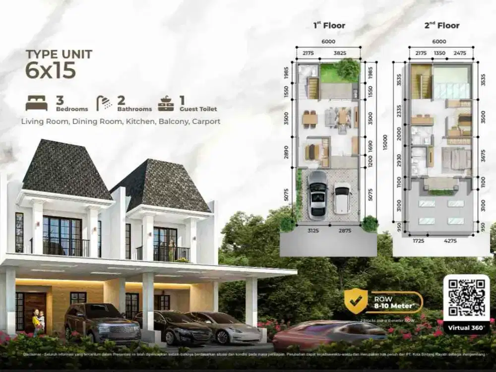 Cluster Roma Rumah 2 Lantai Grand Kota Bintang Bekasi