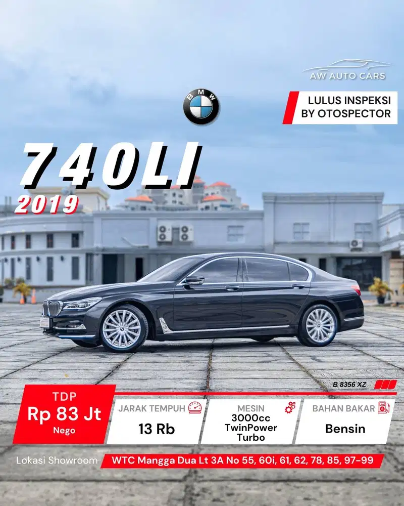 [LOW KM] BMW 740Li 2019 pure excellence 2020