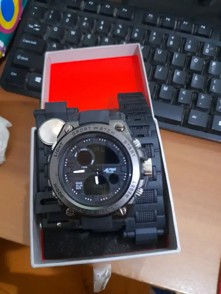 JAM TANGAN REI ORIGINAL 100% MALAKA HITAM