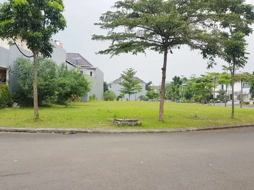 Langka Kavling Hoek Tipe Besar di Sutera Renata Alba Alam Sutera