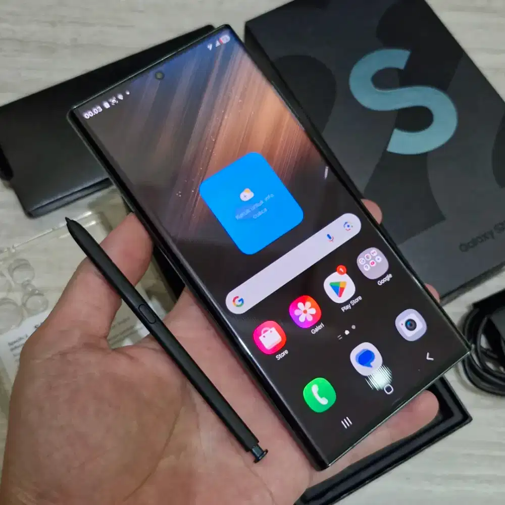 Samsung S22 ULTRA 5G 12/256GB Green Ex Garansi Resmi SEIN