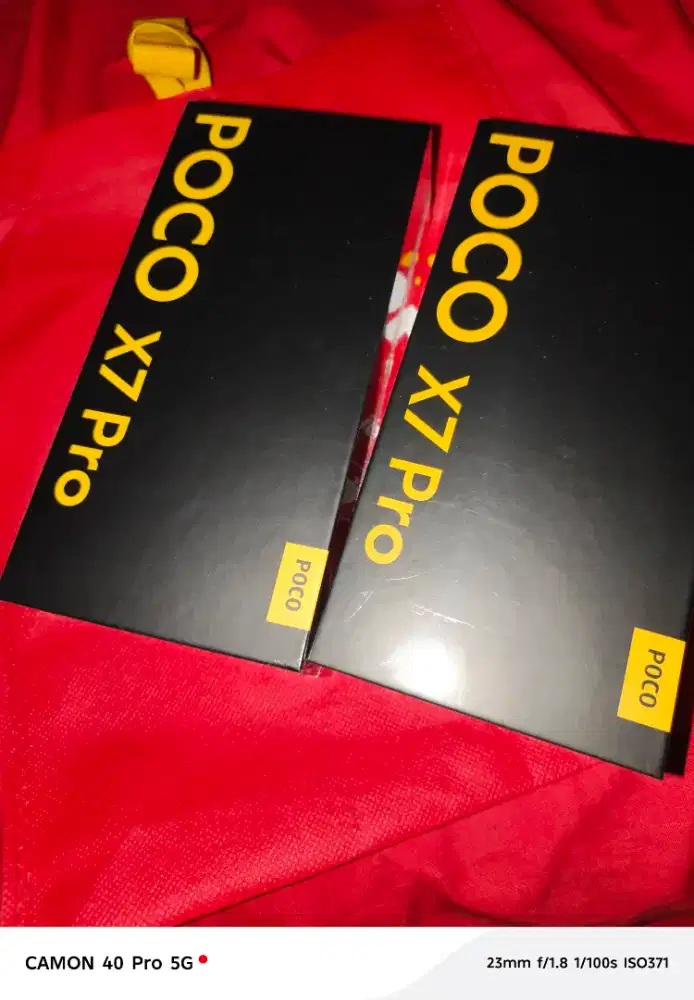 poco X7 pro ram 12/512 warna black masih segel box