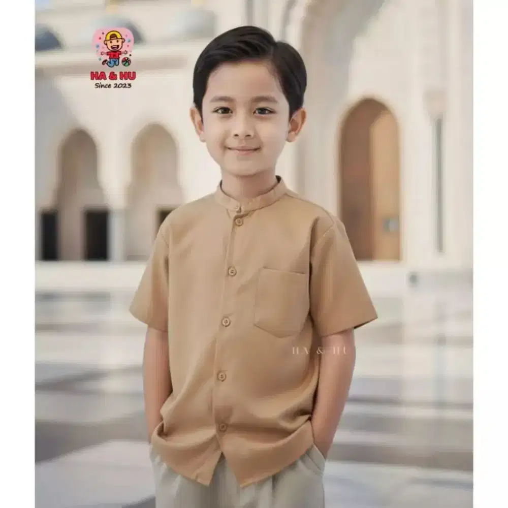 Baju Kemeja Anak Pria Usia 7-12 Tahun Terbaru dan Termurah