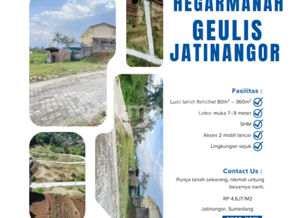 JAMINAN SHM MURNI! Beli Kavling Hegarmanah Tanpa Khawatir, Langsung AJB Cepat