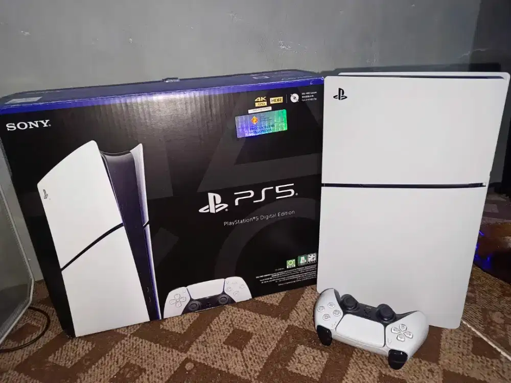PS5 SLIM DIGITAL 1TB GARANSI RESMI INDO LIKE NEW