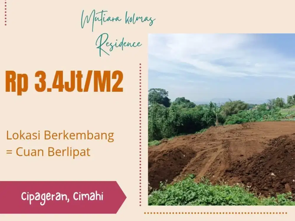 LAKUKAN DEAL HARI INI! Kavling 156m² Unit Penutup Cileunyi. Hubungi Sekarang!