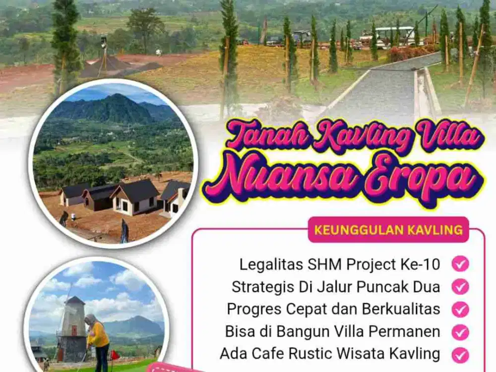 TANAH KAVLING VIEW NUANSA EROPA HARGA MURAH LEGALITAS AMAN DI BOGOR TIMUR