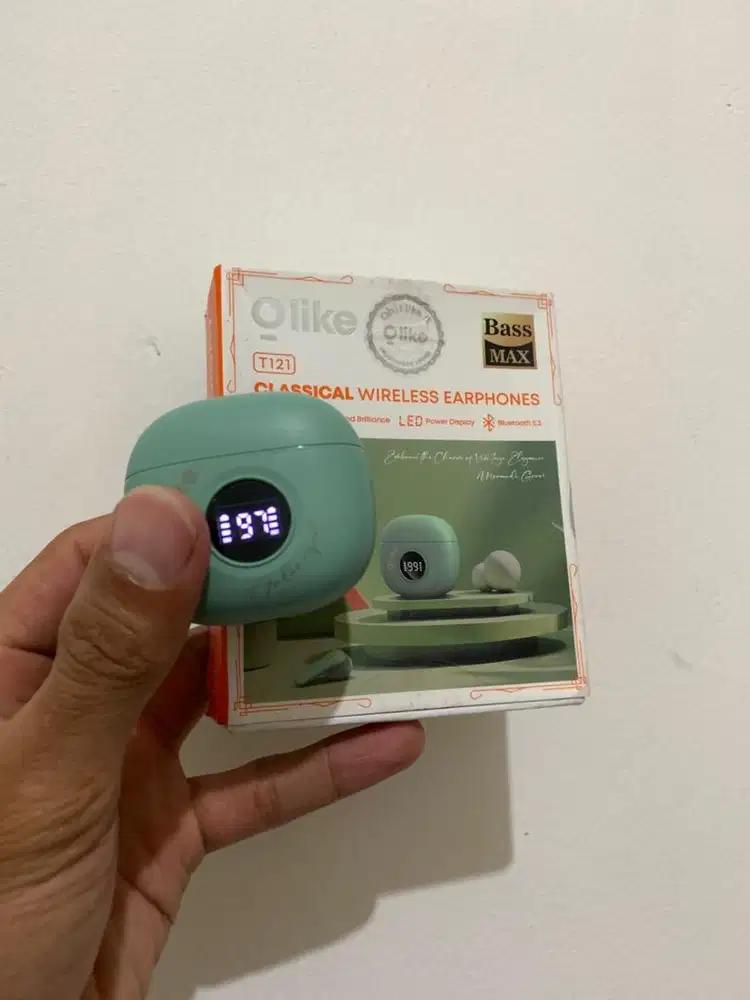 TWS OLIKE T121 Warna Hijau sage