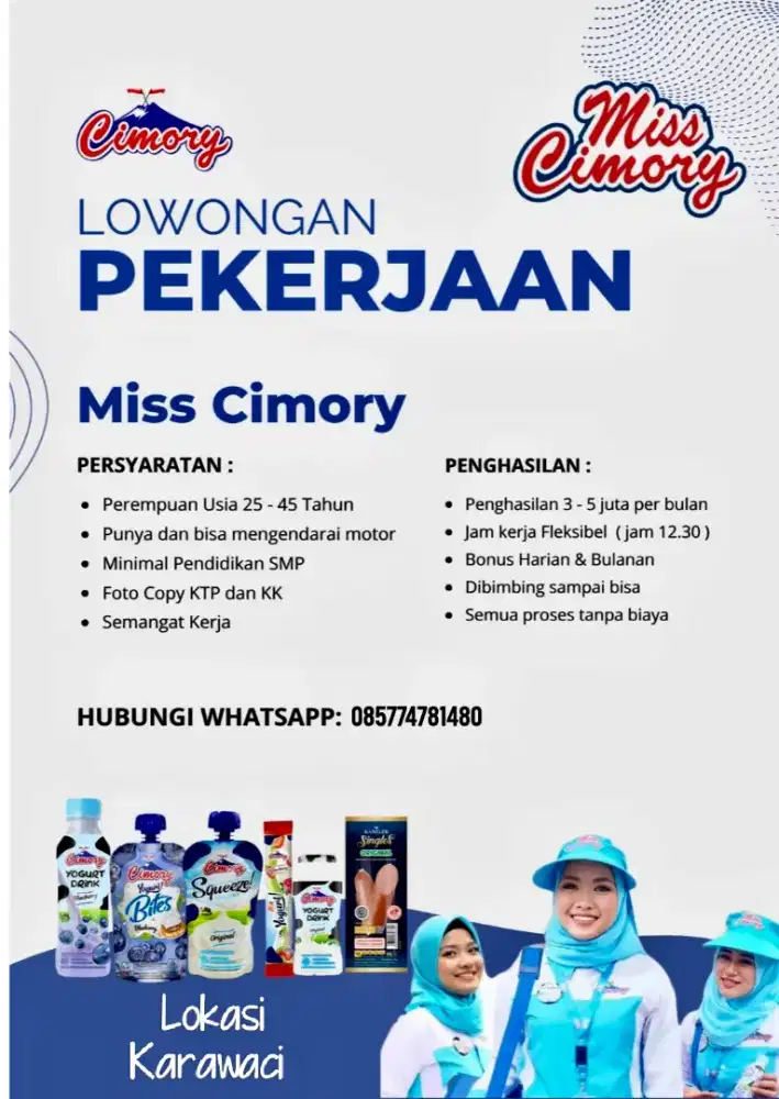 Lowongan pekerjaan Produk Cimory