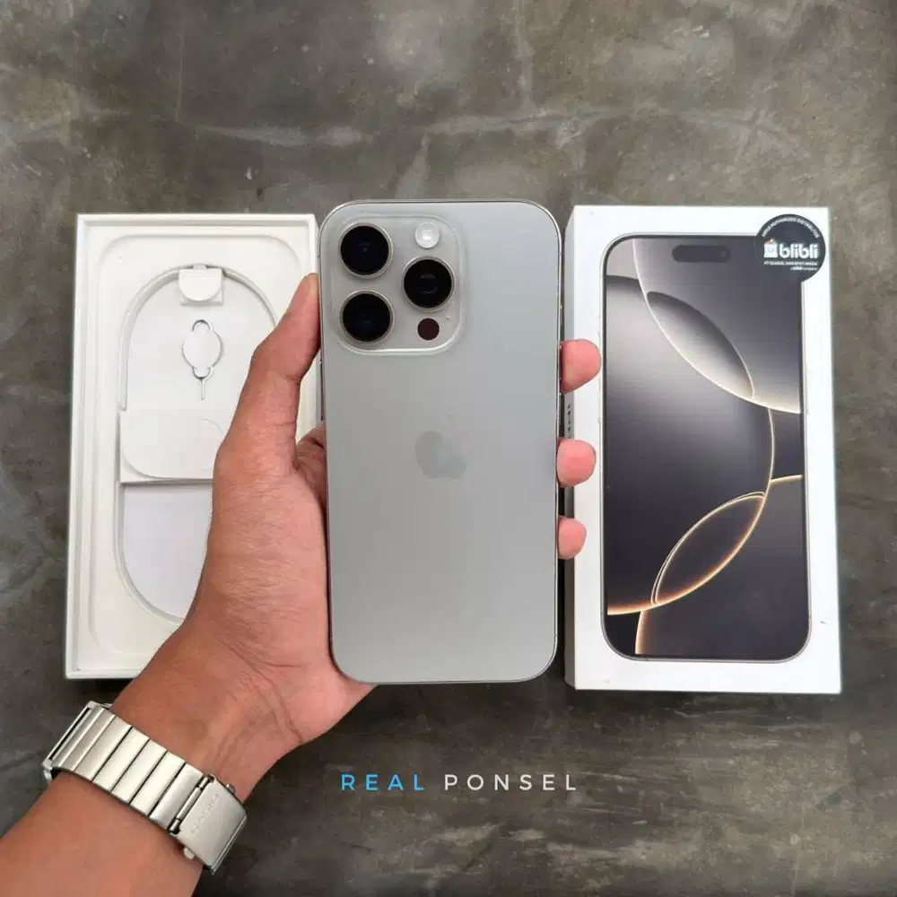 iPhone 16 Pro 256 iBox Garansi Juli 2026
