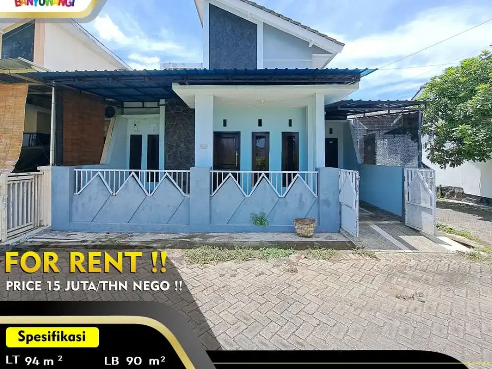 Disewakan Rumah Full Furniture - Banyuwangi Kota