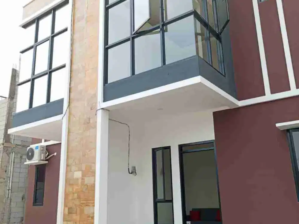 Rumah cluster Siap huni di Bekasi Selatan kota Bekasi 2 lantai bebas banjir KPR strategis 1 menit ke jalan Cikunir Raya gerbang tol JORR, JORR 2 Becakayu, galaxy Bekasi
