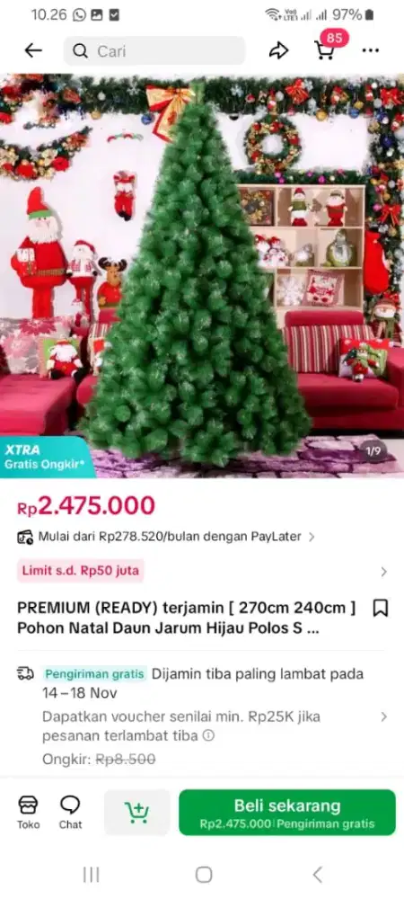 Pohon natal baru
