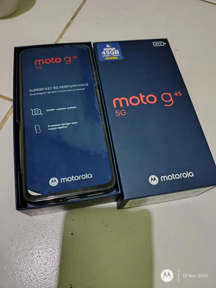 Motorola g45 5g 8/256 gb hijau