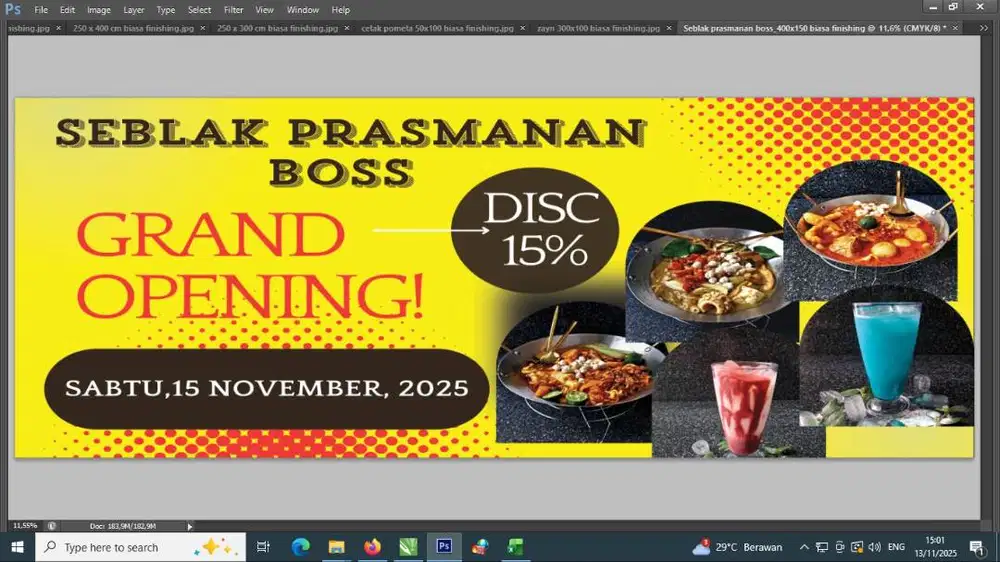 Lowker seblak prasmanan boss