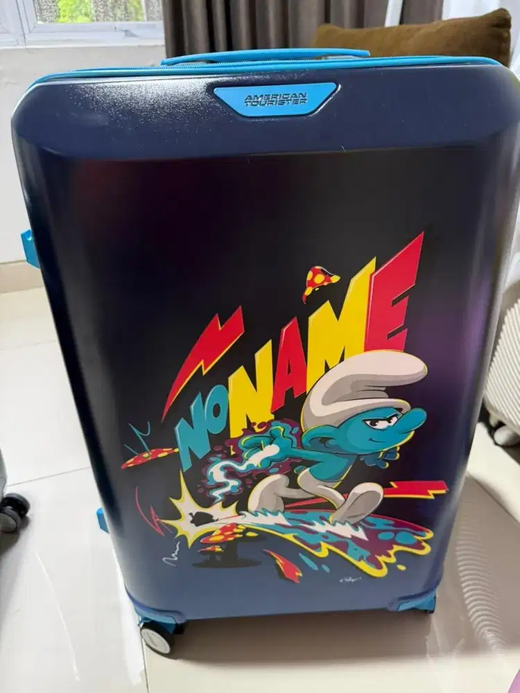 Koper American tourister smurf edition