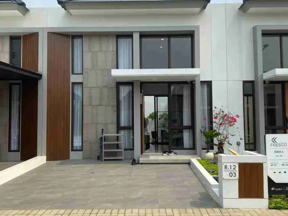 DI JUAL RUMAH High Ceiling CLUSTER FRESCO Type Brisa Di Citra Ecopolis Raya.Cikupa Tangerang