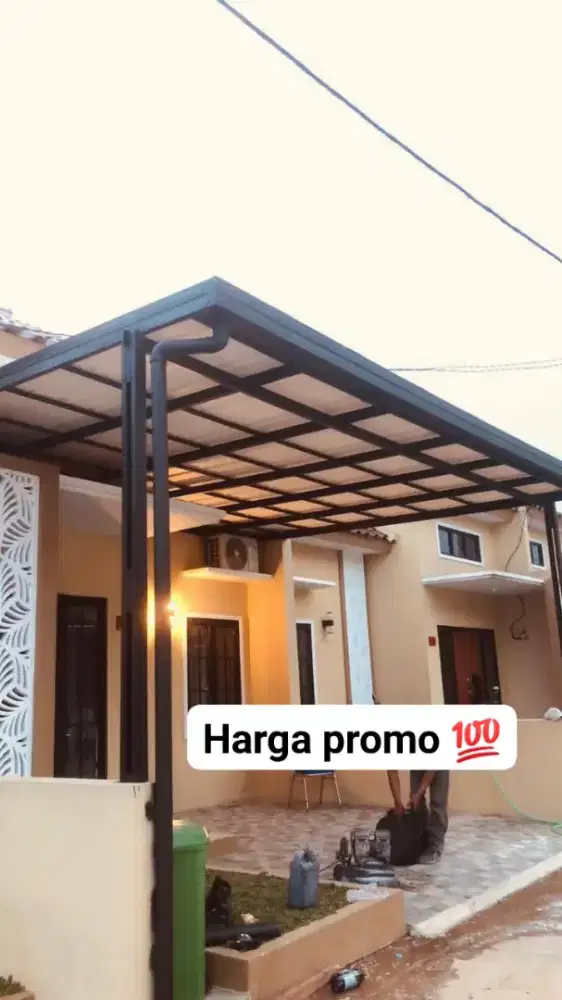 Kanopi baja ringan minimalis modern