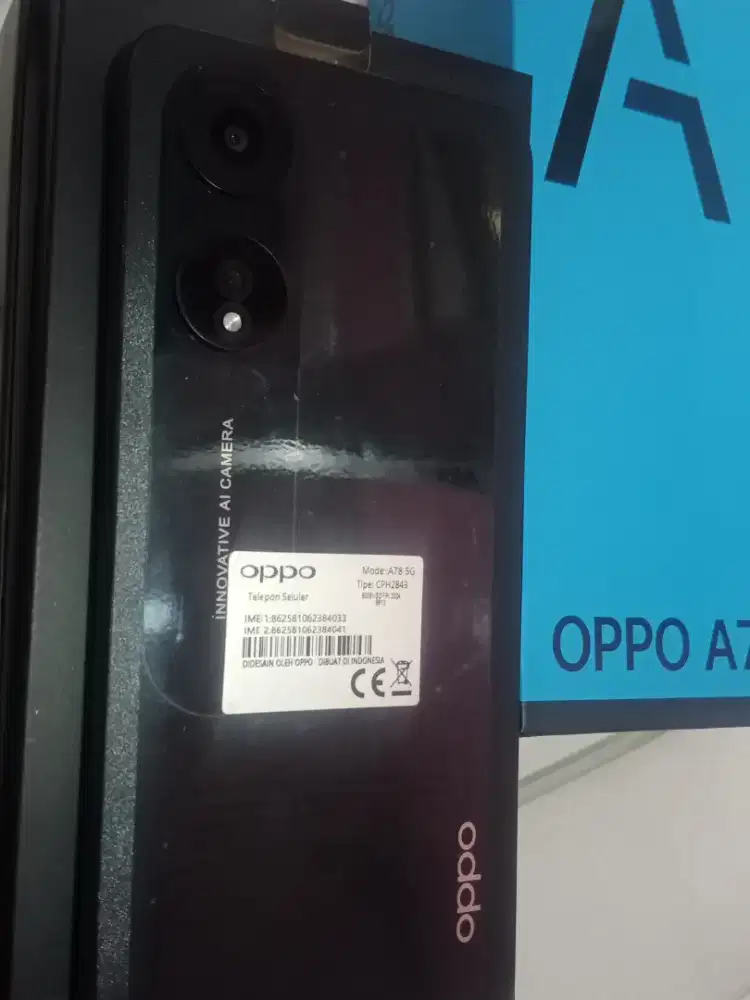 Oppo A78 udh 5G orian kumplit