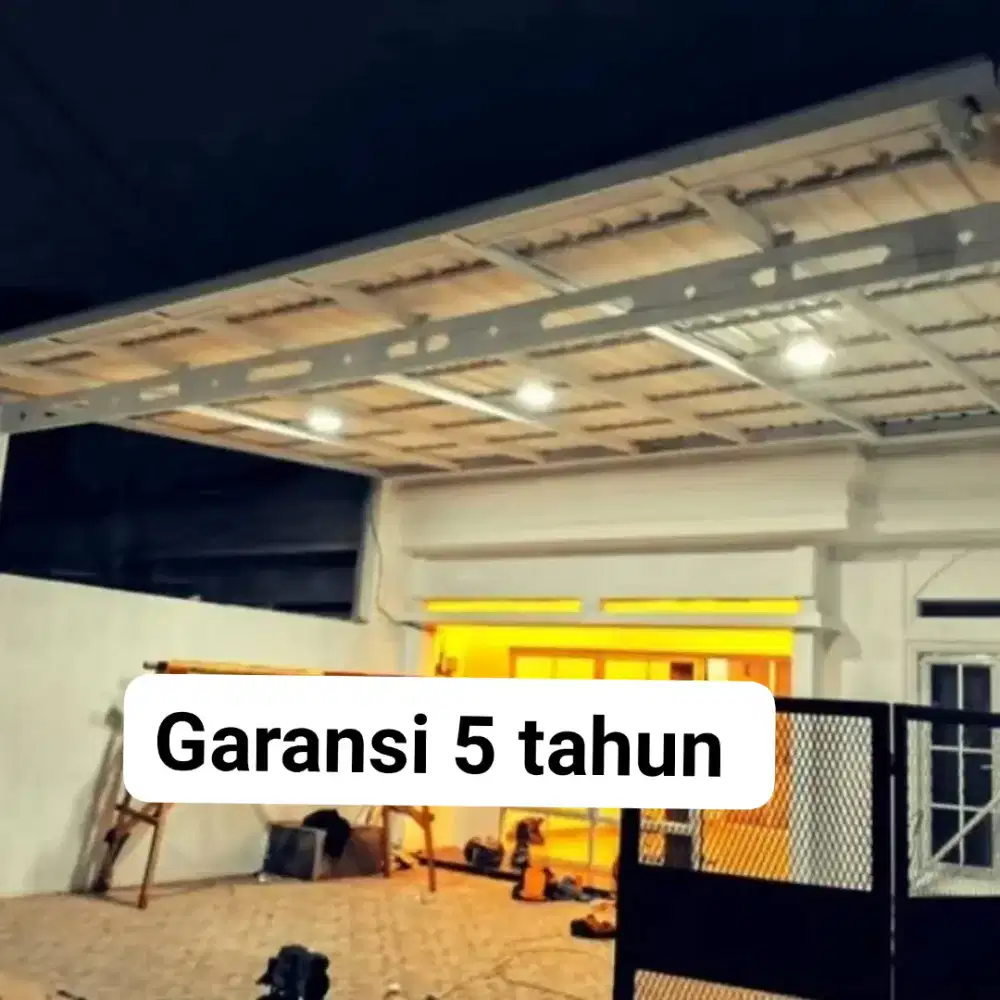 Kanopi baja ringan minimalis modern