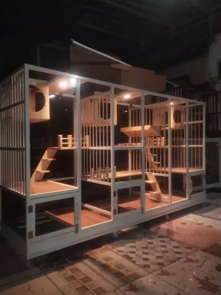 kandang kucing aluminium ilham