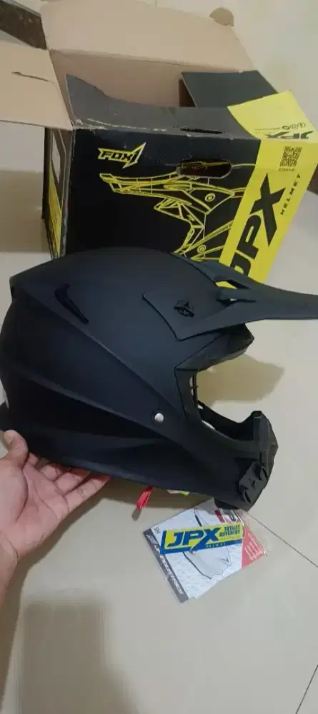 Helm JPX fox limited edition full black doff nobrand
