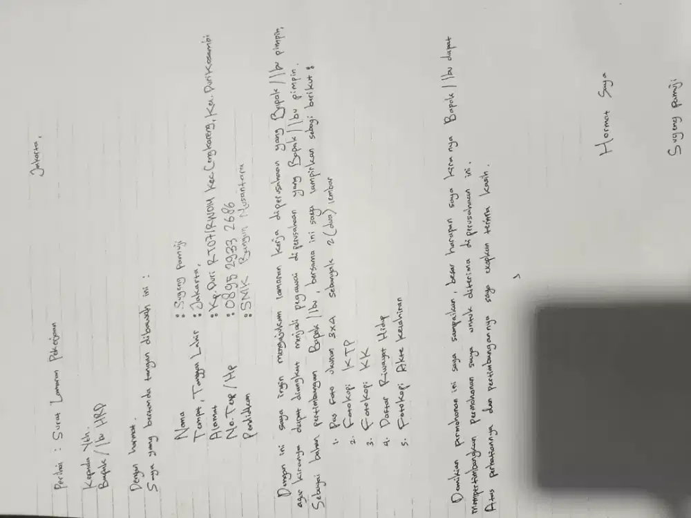 Sedang mencari lowongan pekerjaan, untuk wilayah Kalideres-Cengkareng