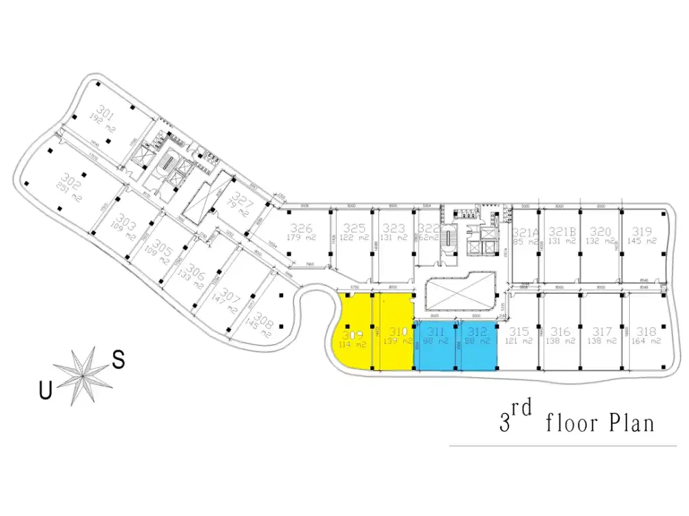 Spazio (blue marker)