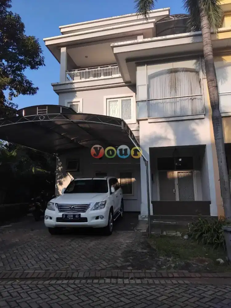 DISEWAKAN CEPAT RUMAH 3 LANTAI RESORT TAMAN MEDITERANIA PIK