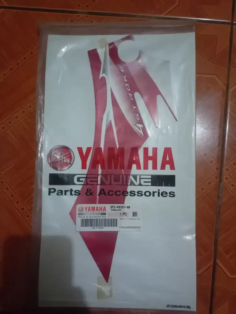 Striping jupiter z 2007/2008 merah silver